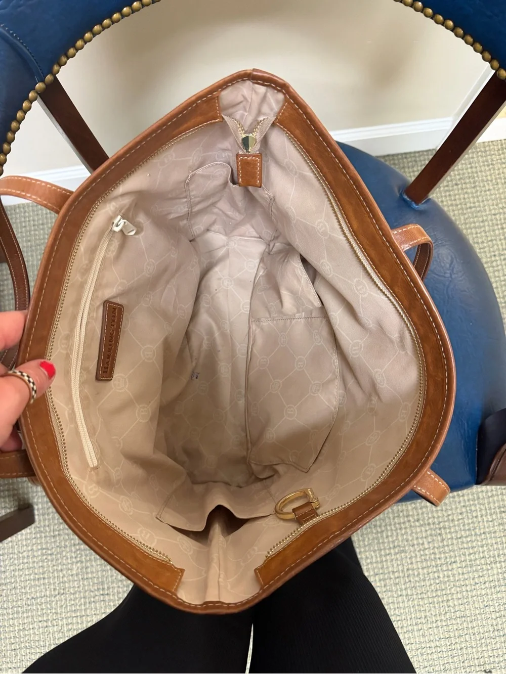 Barrington bags purse with zipper
